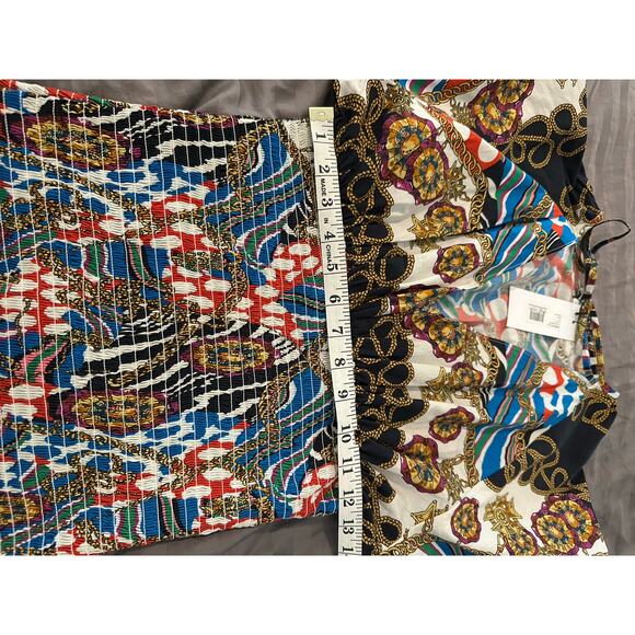 NWT RHODE Resort Anya Mini Dress Chain Print M - Picture 14 of 15